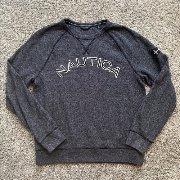Nautica Men's Blue Crewneck Sweater Size M - Picture 1 of 9